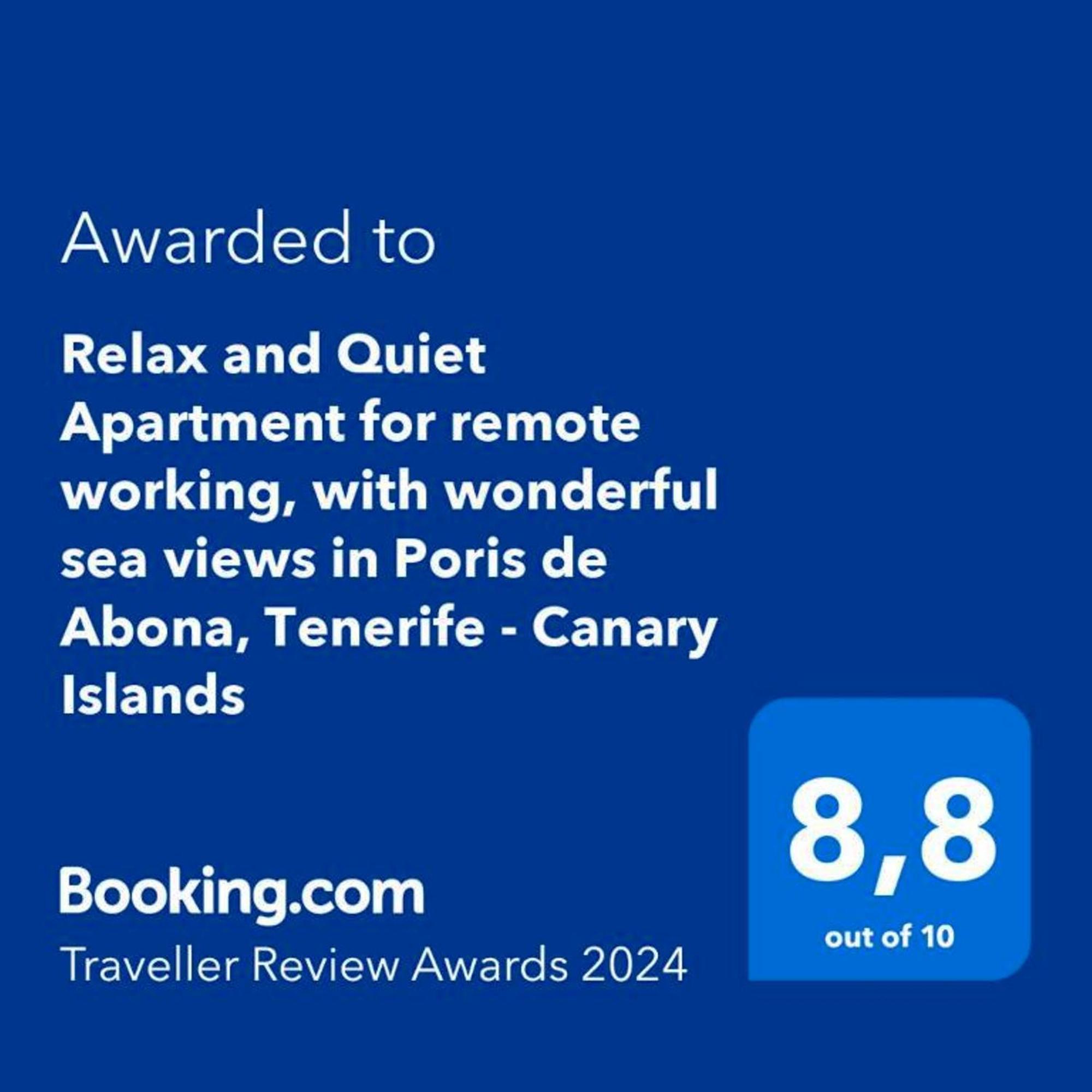 Relax And Quiet Apartment For Remote Working, With Wonderful Sea Views In Poris De Abona, Tenerife - Canary Islands Εξωτερικό φωτογραφία